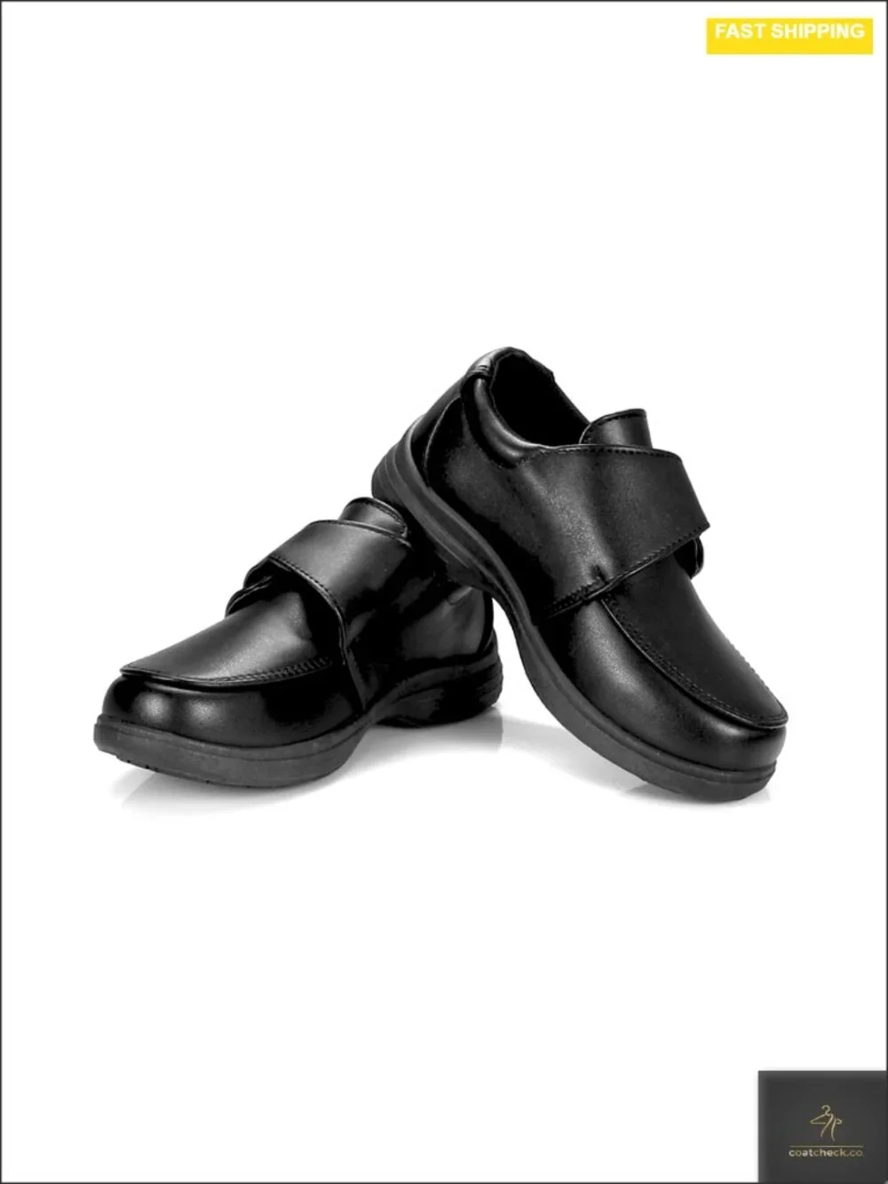 Boys School Uniform Loafer Oxford Dress Shoes Slip-On Faux-Leather